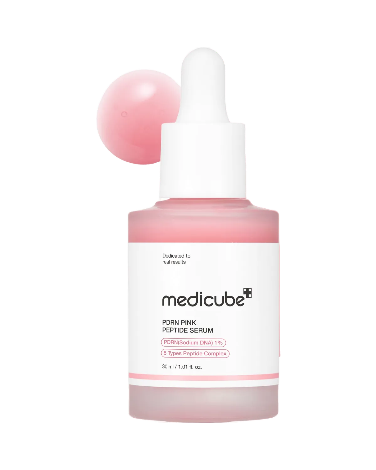 medicube PDRN Pink Peptide Serum, 30 ml dropper bottle